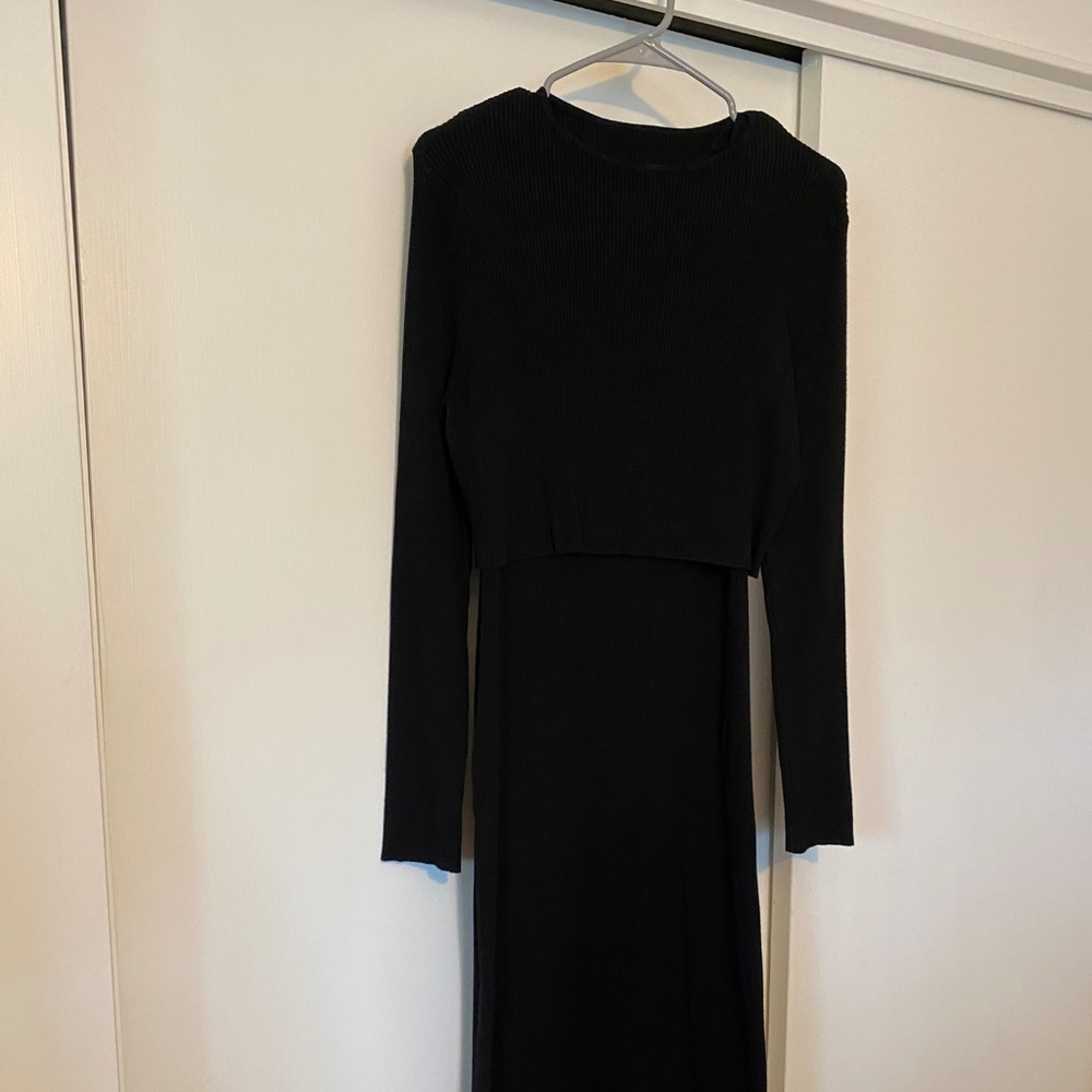 Kindred Bravely Ribbed Maternity/Nursing Dress
